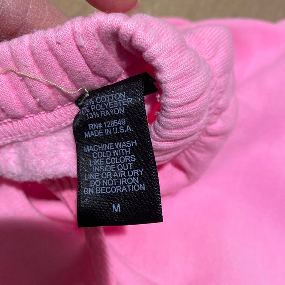 Aviator Nation Bolt Sweatpants - Neon Pink / Black - Picture 3 of 11